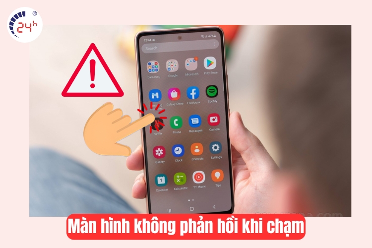 màn hình không phản hồi khi chạm