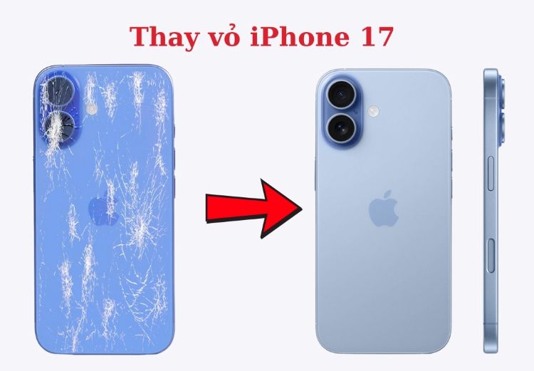 Thay vỏ iPhone 17