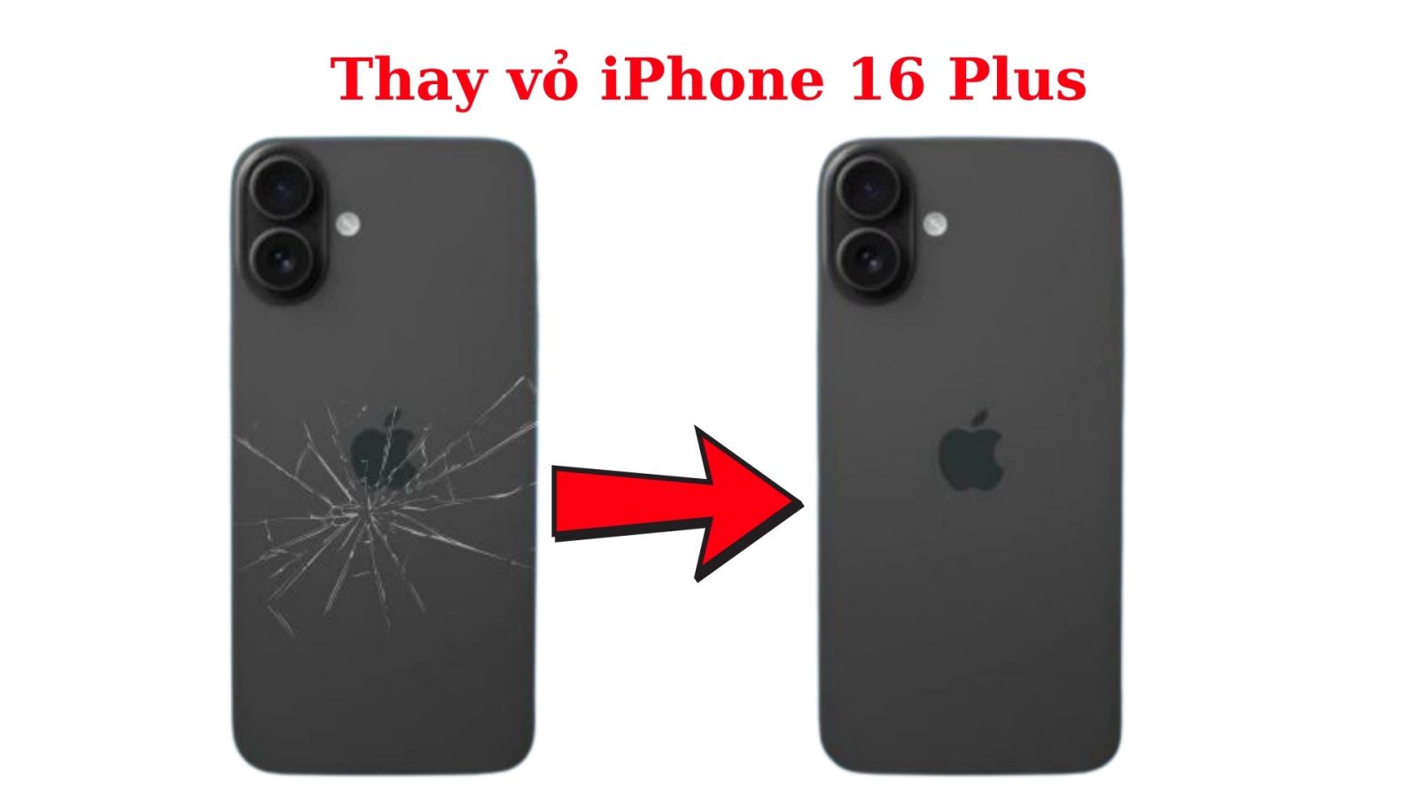 Thay vỏ iPhone 16 Plus