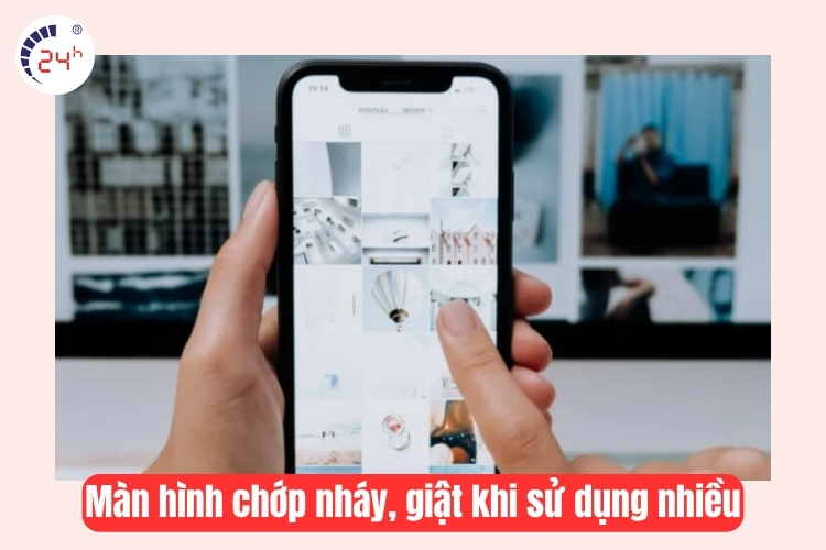 màn hình chớp nháy khi sử dụng