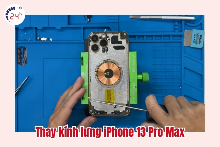 thay kính lưng iphone 13 pro max