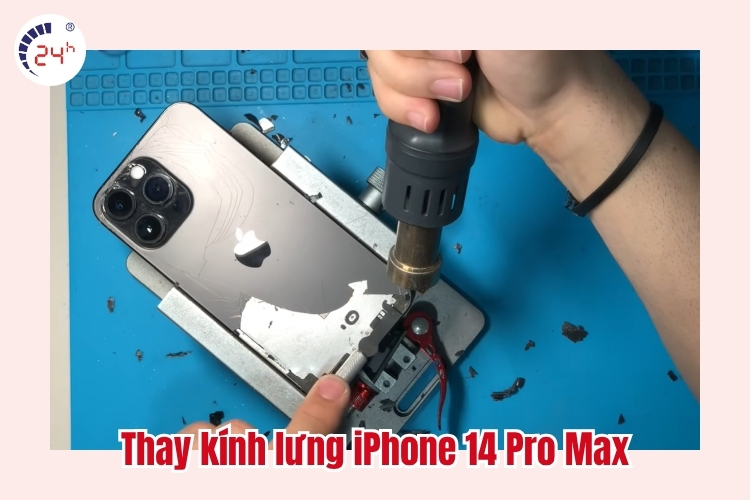 thay kính lưng iphone 14 pro max 