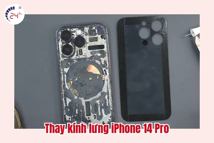 thay kính lưng iphone 14 pro