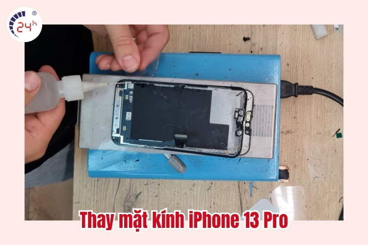 thay mặt kính iphone 13 pro