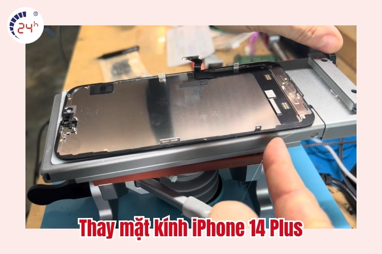 thay mặt kính iphone 14 plus