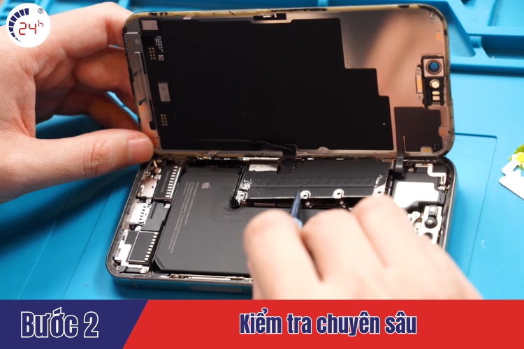 kiểm tra pin iphone 15 pro
