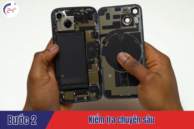 kiểm tra tình trạng pin iphone 14