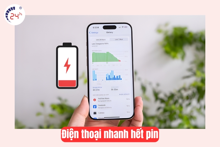 Điện thoại nhanh hết pin