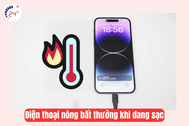 Điện thoại nóng bất thường khi đang sạc
