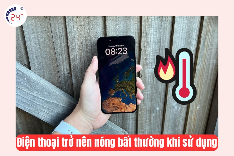 Điện thoại trở nên nóng bất thường khi sử dụng