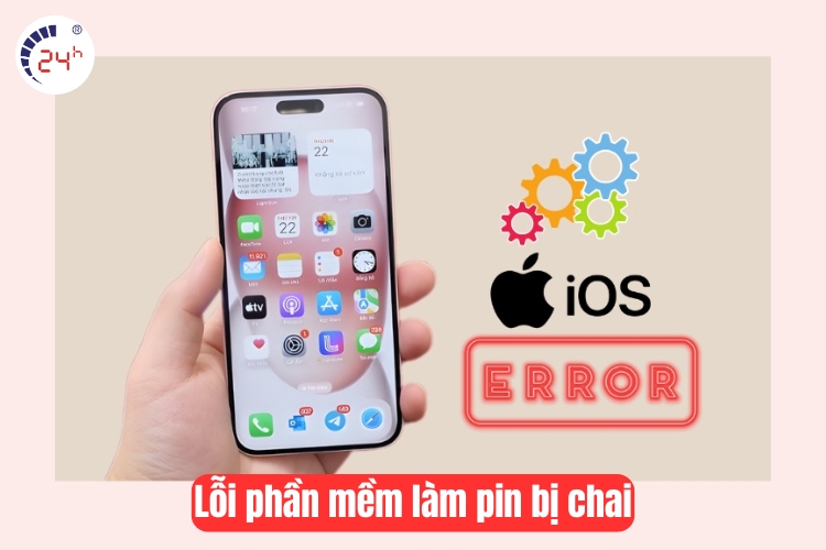 Lỗi phần mềm làm pin bị chai