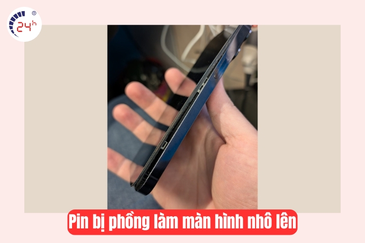 Pin bị phồng làm màn hình nhô lên