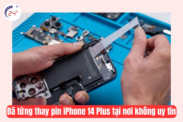 Đã từng thay pin iPhone 14 Plus tại nơi không uy tín