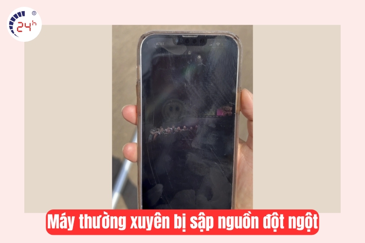 Máy thường xuyên bị sập nguồn đột ngột