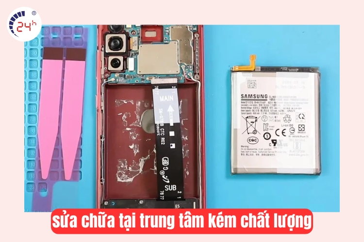sửa chữa tại trung tâm kém chất lượng