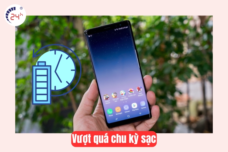 máy vượt quá chu kỳ sạc