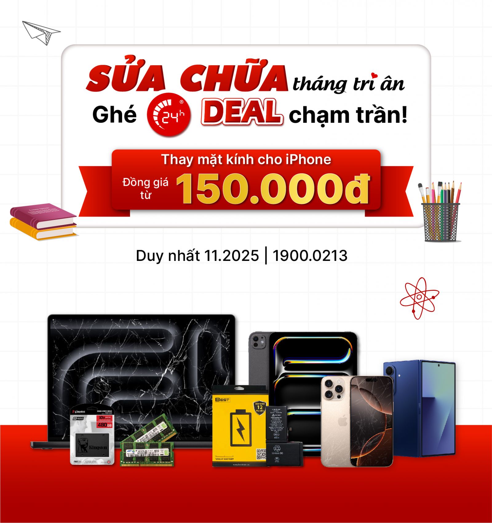 ưu đãi sửa chữa tháng 11