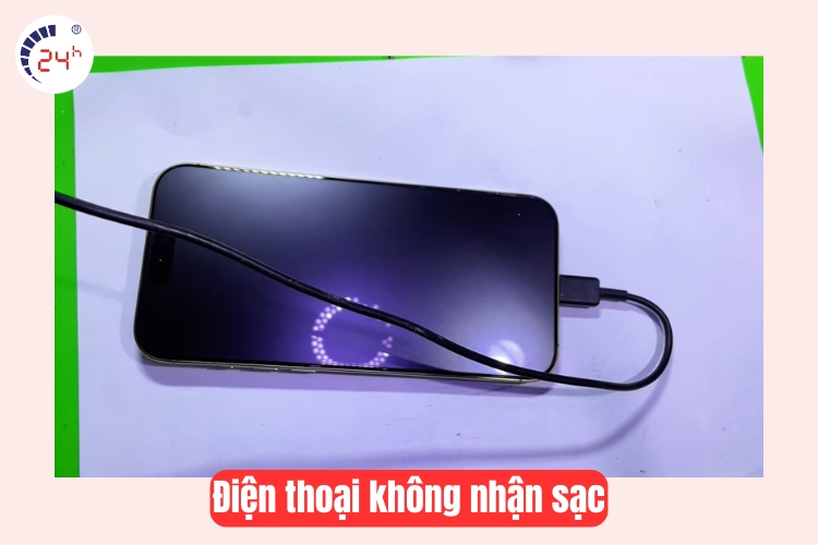 điện thoại không nhận sạc