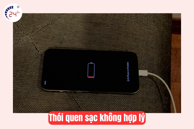 thói quen sạc không hợp lý 