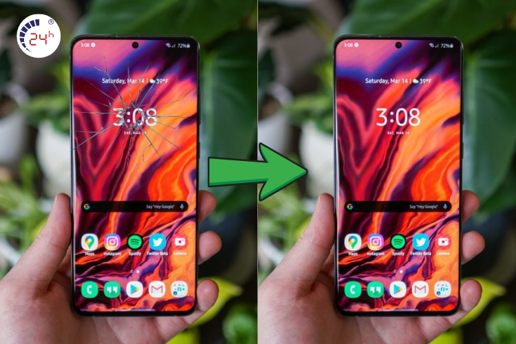 cách kiểm tra màn hình Samsung đã thay chưa