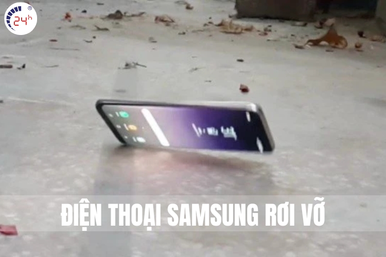 điện thoại Samsung bị rơi vỡ