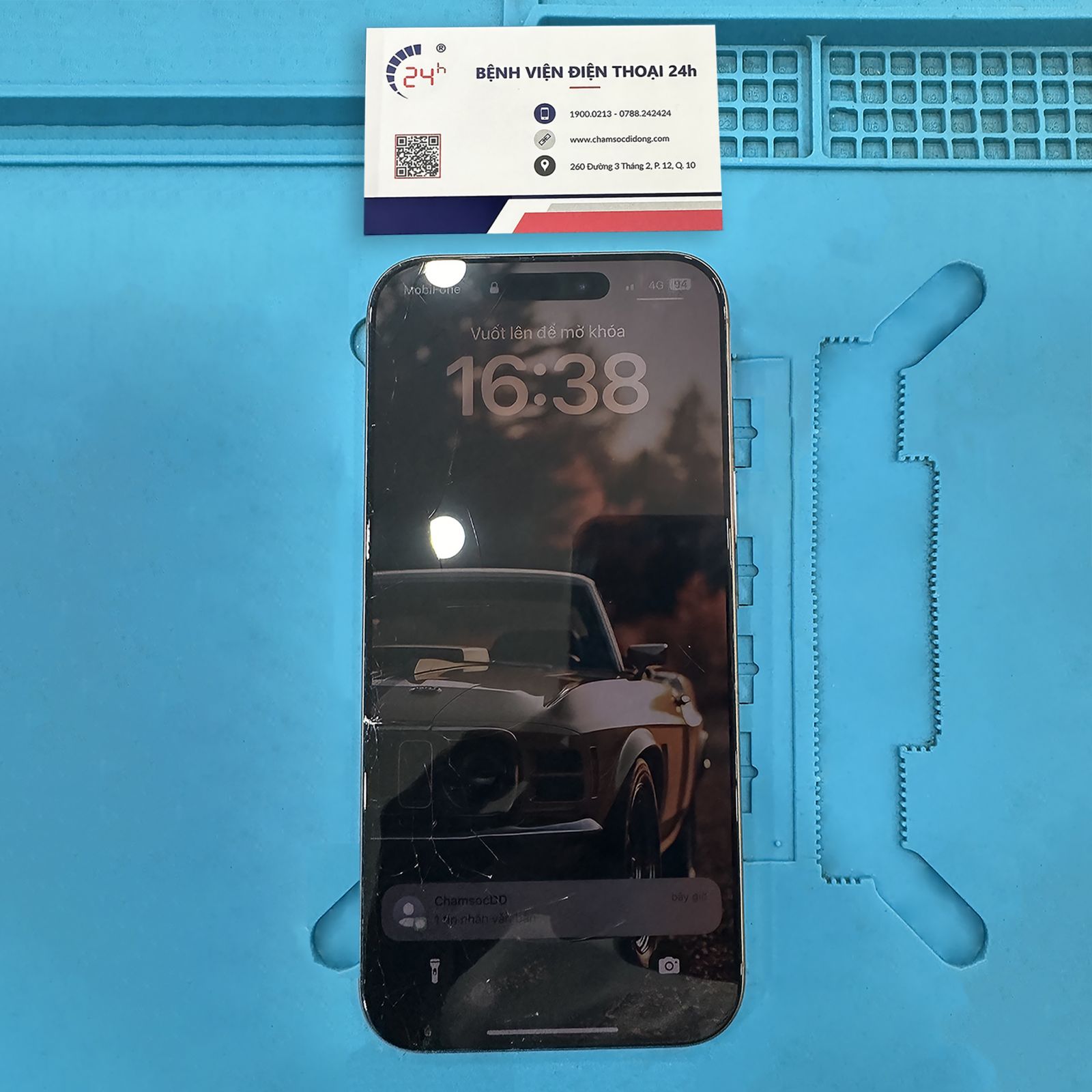Thay mặt kính iPhone 16 Pro