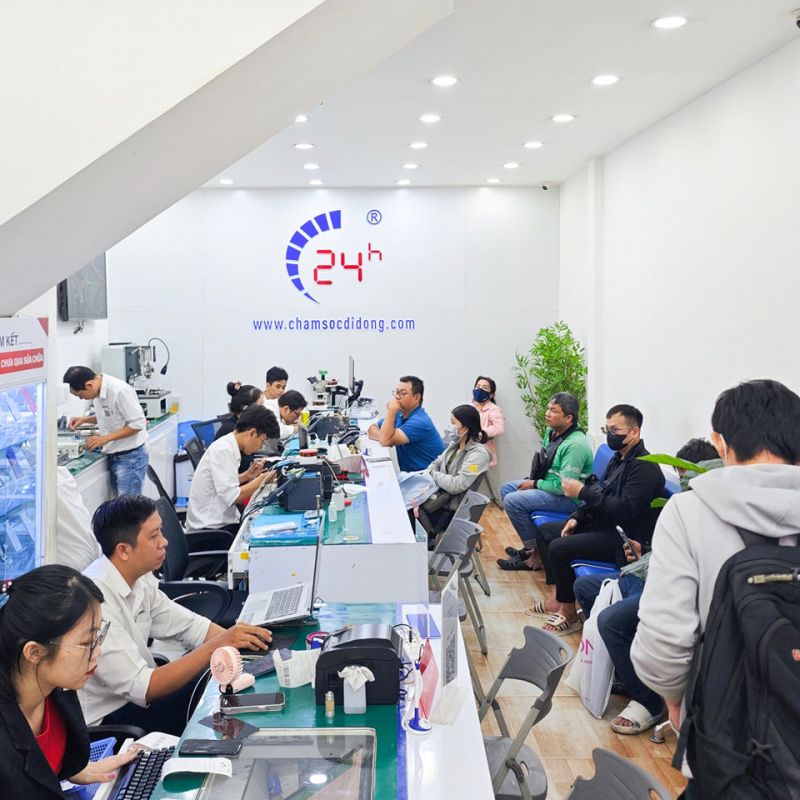 Ép cổ màn hình iPhone 16 Plus