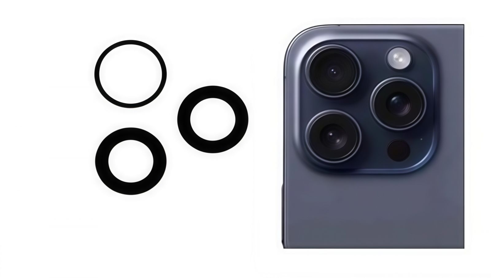 Thay kính camera sau iPhone 15 Pro