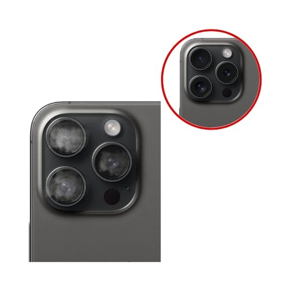 Thay kính camera sau iPhone 15 Pro Max
