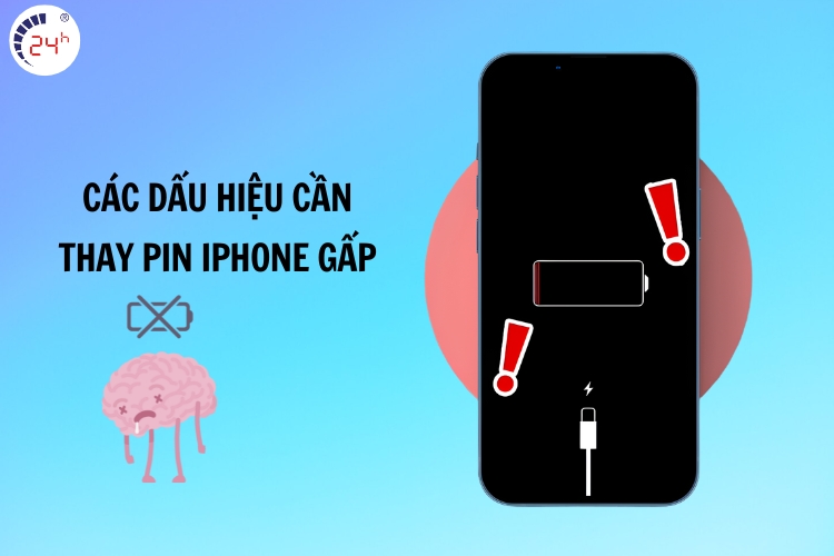 các dấu hiệu cần thay pin iphone gấp