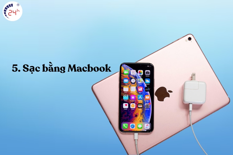 sạc bằng cổng usb của macbook
