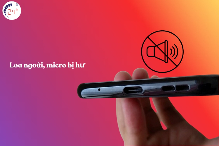 Loa ngoài, micro bị hư