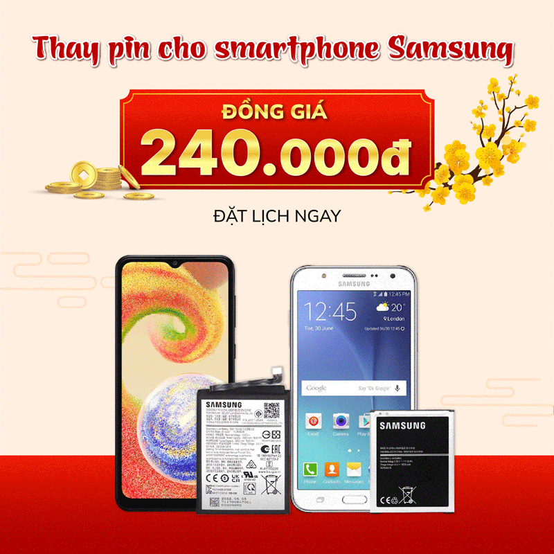 thay pin samsung 240 ngàn