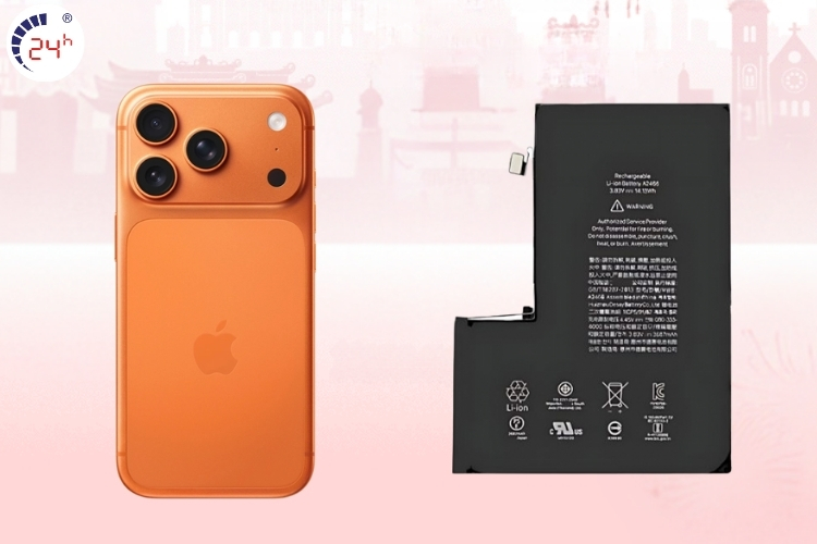 pin chính hãng apple