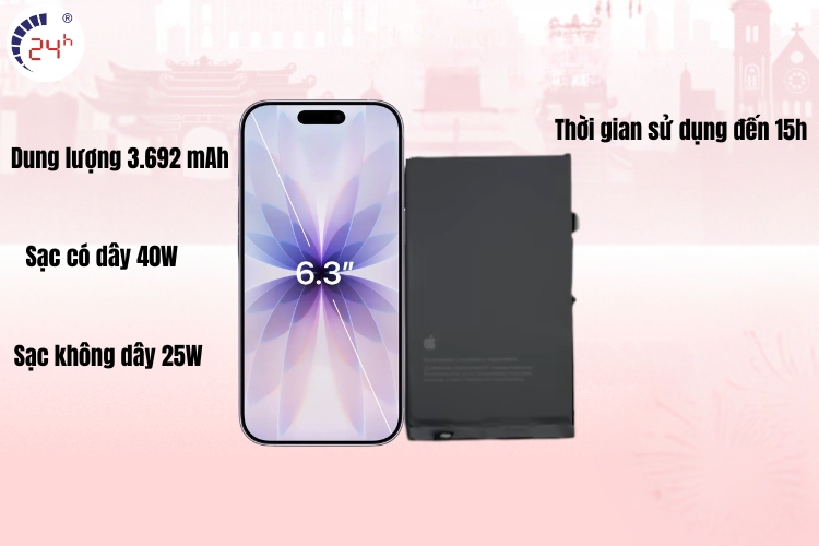 hiệu năng viên pin iPhone 17