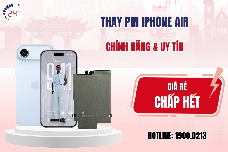 thay pin iphone air