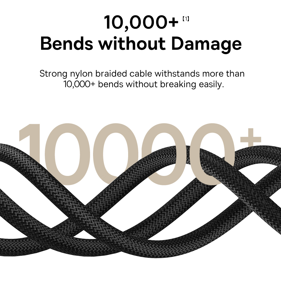 Cáp dữ liệu sạc nhanh Baseus Dura Series USB sang Type-C 60W 1m