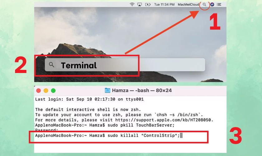 Thay touch bar MacBook Pro 13-inch