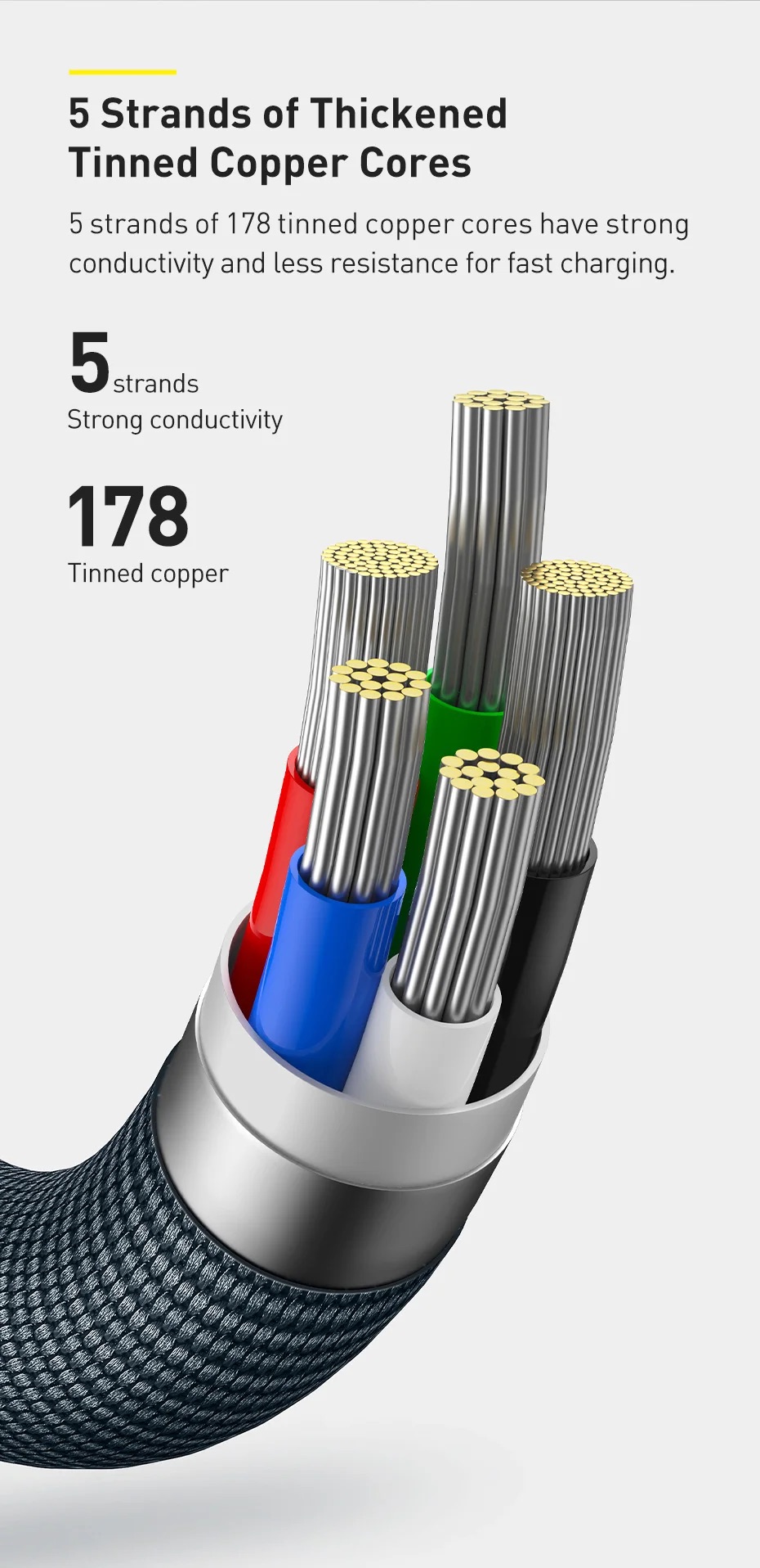 Cáp dữ liệu sạc nhanh Baseus Crystal Shine Series Type-C sang iP 20W 1,2m Cáp dữ liệu sạc nhanh Baseus Crystal Shine Series Type-C sang iP 20W 1,2m