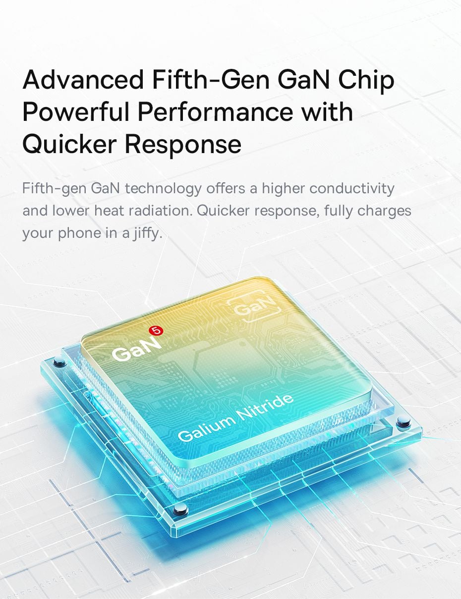 Bộ sạc nhanh Baseus GaN5 1C 20W CN Mini (Kèm Cáp sạc nhanh Cable Type-C sang iP PD 20W 1m)
