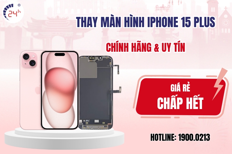 thay màn hình iphone 15 plus