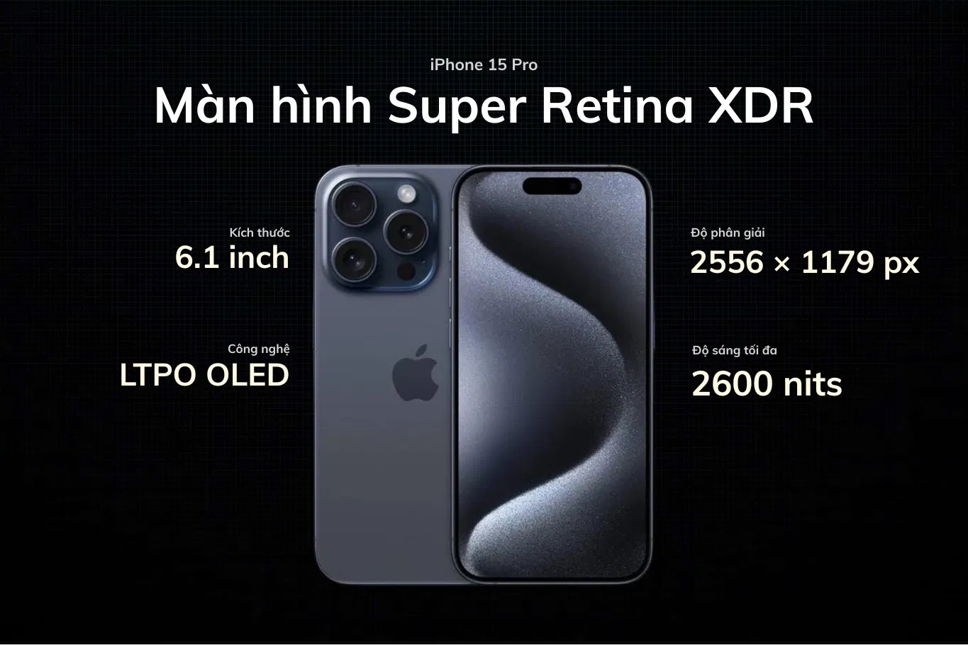 iPhone 15 Pro 128GB Cũ chính hãng iPhone 15 Pro 128GB Cũ chính hãng