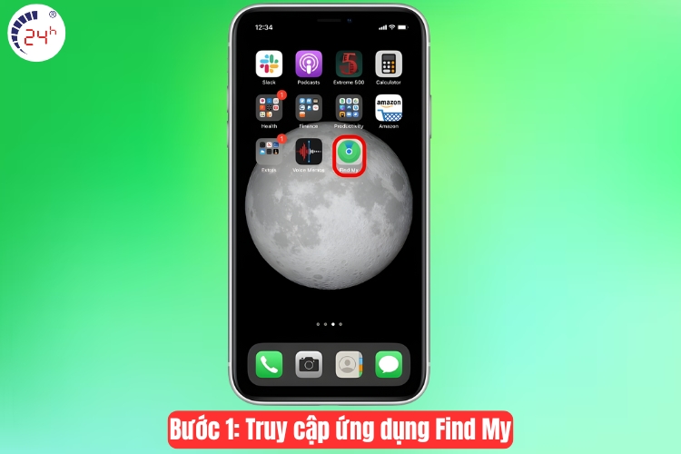 Cách định vị iPhone người khác bằng iCloud bước 1