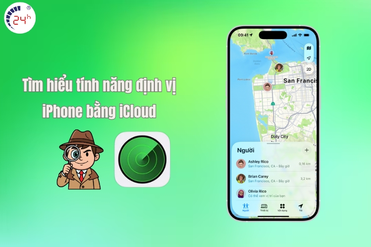 tính năng định vị iPhone bằng iCloud
