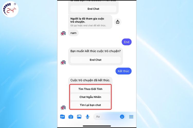 chức năng chat cỉa halochat