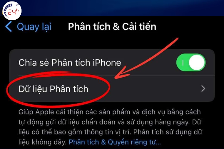 kiểm tra số lần sạc pin trên máy bước 3