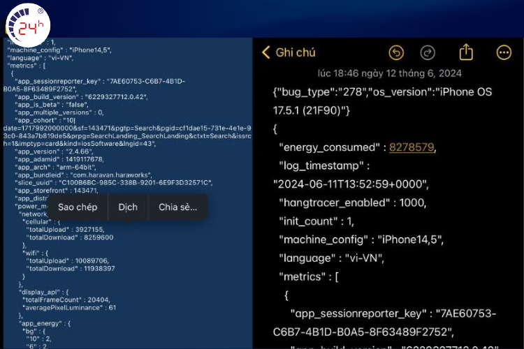kiểm tra số lần sạc pin trên máy bước 5