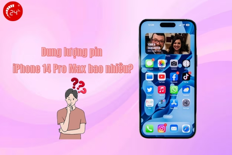 mức dung lượng pin iPhone 14 Pro Max