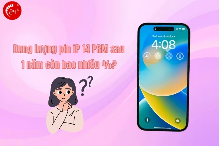 Dung lượng pin iPhone 14 Pro Max sau 1 năm