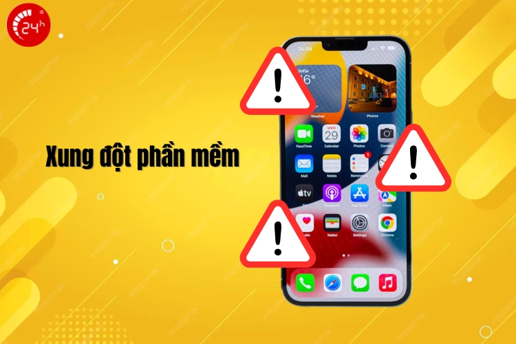iPhone 13 Pro Max xung đột phần mềm